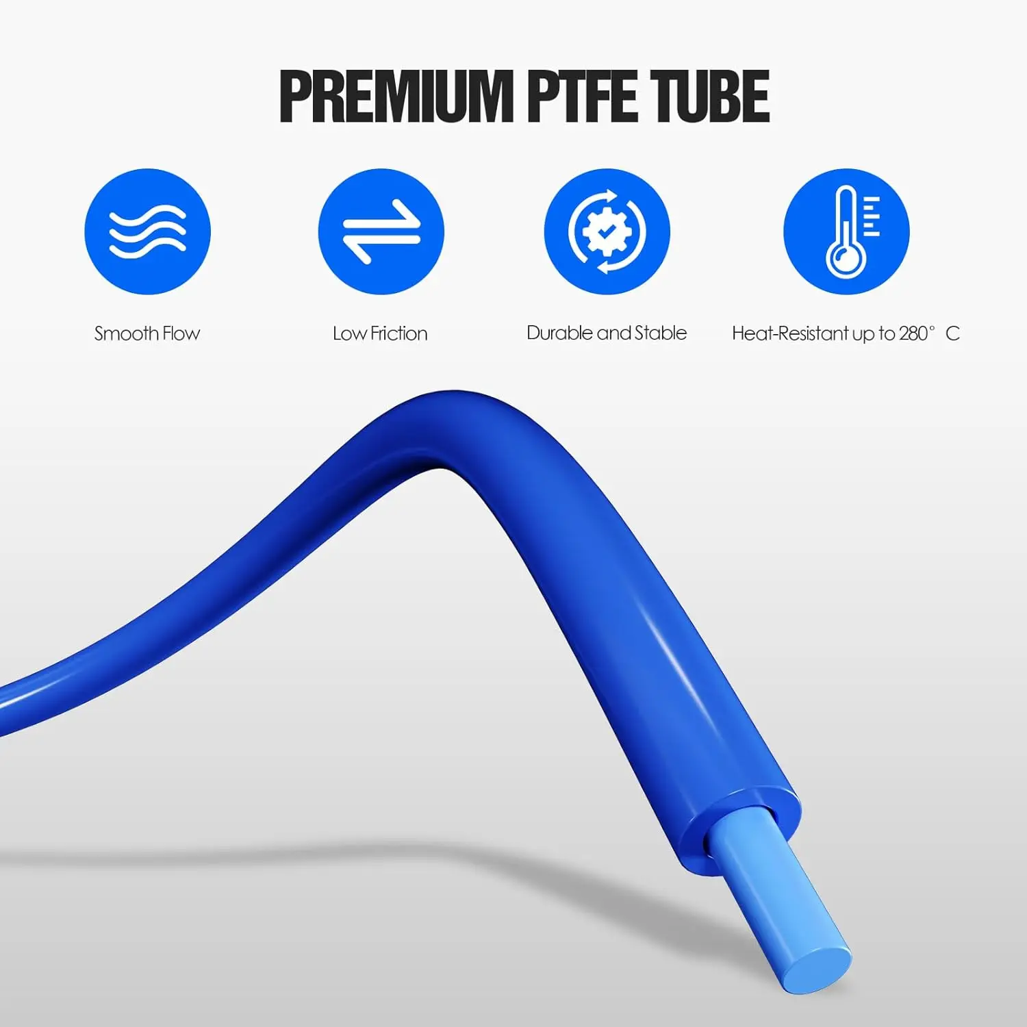 Zestaw akcesoriów do rur PTFE Creality K1 Series z rurką Bowden PTFE 2M/4M do K1/K1 Max/K1C/Ender 3/Pro Ender 5/Pro/CR-10/10S — zdjęcie produktu 2
