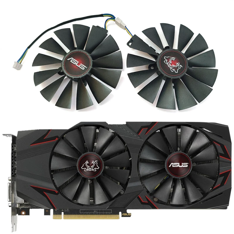 Mới 95MM 4PIN FDC10M12S9-C GTX 1070 TI CERBERUS GPU Quạt dành Cho ASUS CERBERUS-GTX 1070 Ti Đồ Quạt Làm Mát