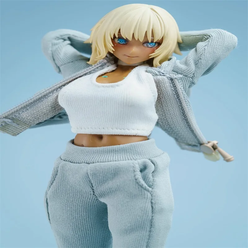 1/12 أنثى الجندي سترة العمل السراويل الملابس والاكسسوارات لعبة مجسمة صالح 6 ''عمل دمية الشكل في الأوراق المالية