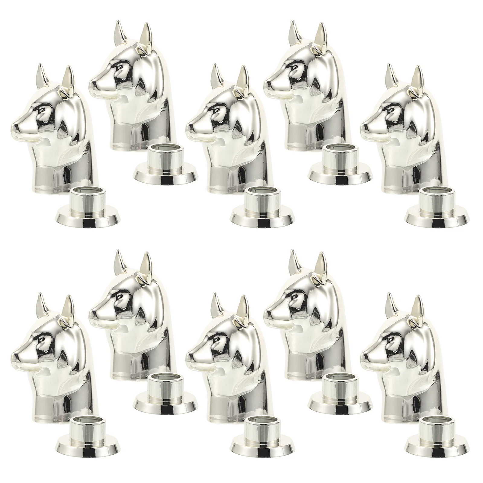 

5Pcs Luxury Fox Design Perfume Bottle Caps Gold Snap Closures for DIY Glass Perfume Bottles Accessories