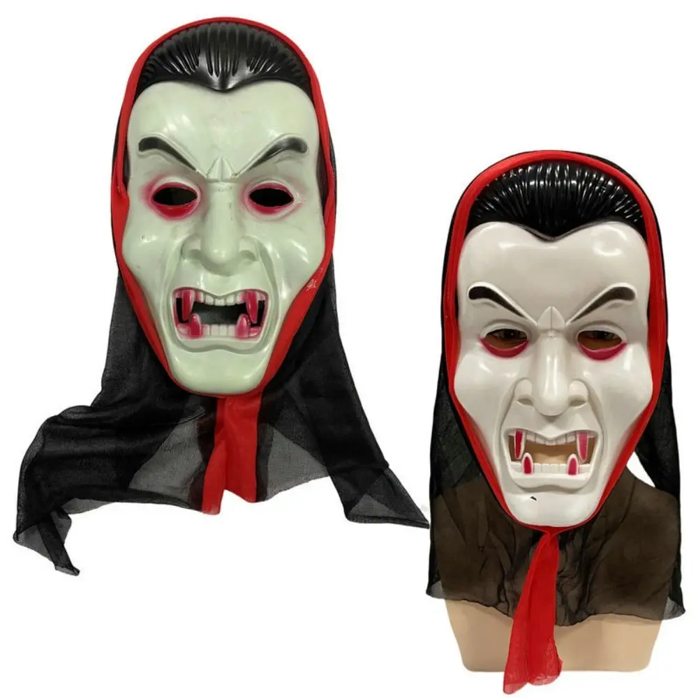 Costume Props Yellow Face Priest Mask Full Face High Quality One-eyed Bleeding Ghost Head Mask Eye Mask Headwear Halloween Mask