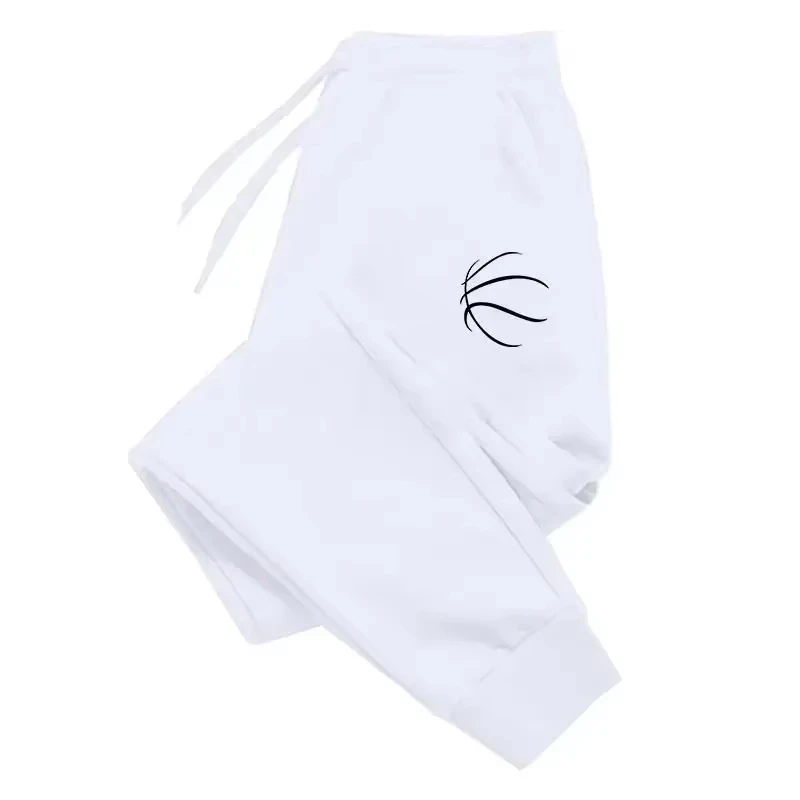Pantalon de survêtement pour hommes, imprimé de luxe, polaire, chaud, Jogging, plusieurs paquets, pantalon droit d'extérieur, automne hiver