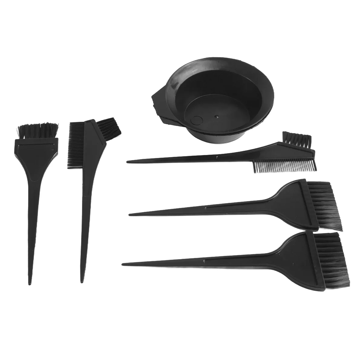 Набор кистей и мисок для окрашивания волос, набор микшерных кистей для окрашивания волос, инструменты для окрашивания волос, набор из 7 предметов
