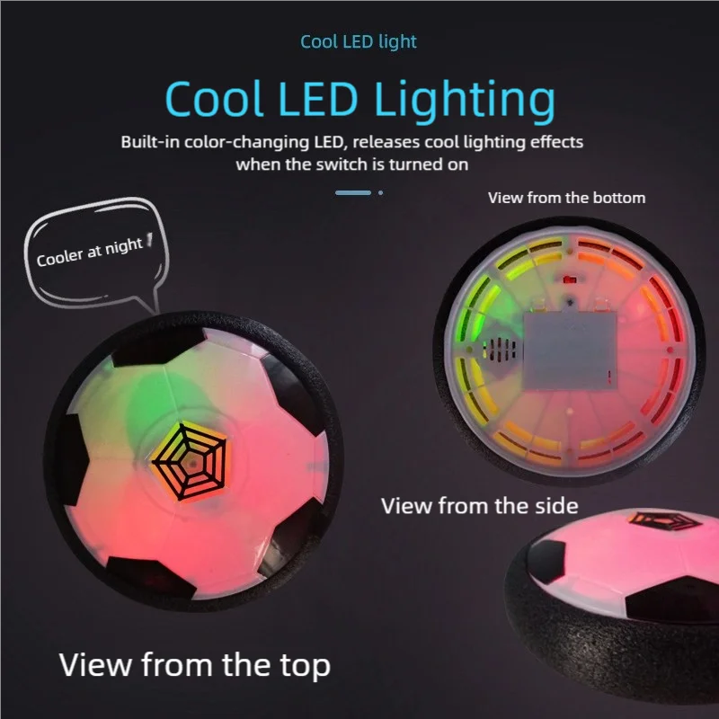 1 sztuka Elektryczna Poduszka Powietrzna Piłka Nożna Lekka Muzyka Rodzinna Interaktywna Kreatywna Zabawka Edukacyjna dla Dzieci, Zabawki dla Chłopców Simpim, Gry Piłkarskie z Treningiem Siły Powietrznej, Piłka Nożna LED z Treningiem Siły Powietrznej, Zabawki na Prezent Piłkarski, Odpowiednie dla Chłopców w Wieku 3 4 5 6 7 8-12 Lat