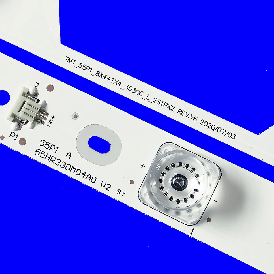 

9 шт. светодиодных лент TCL 55 дюймов для TCL 55UP130 55UP120 THOMSON 55UC6406 YHE-4C-LB5504-YH02R YHE-4C-LB5504-YH01R 4C-LB5504-HR3
