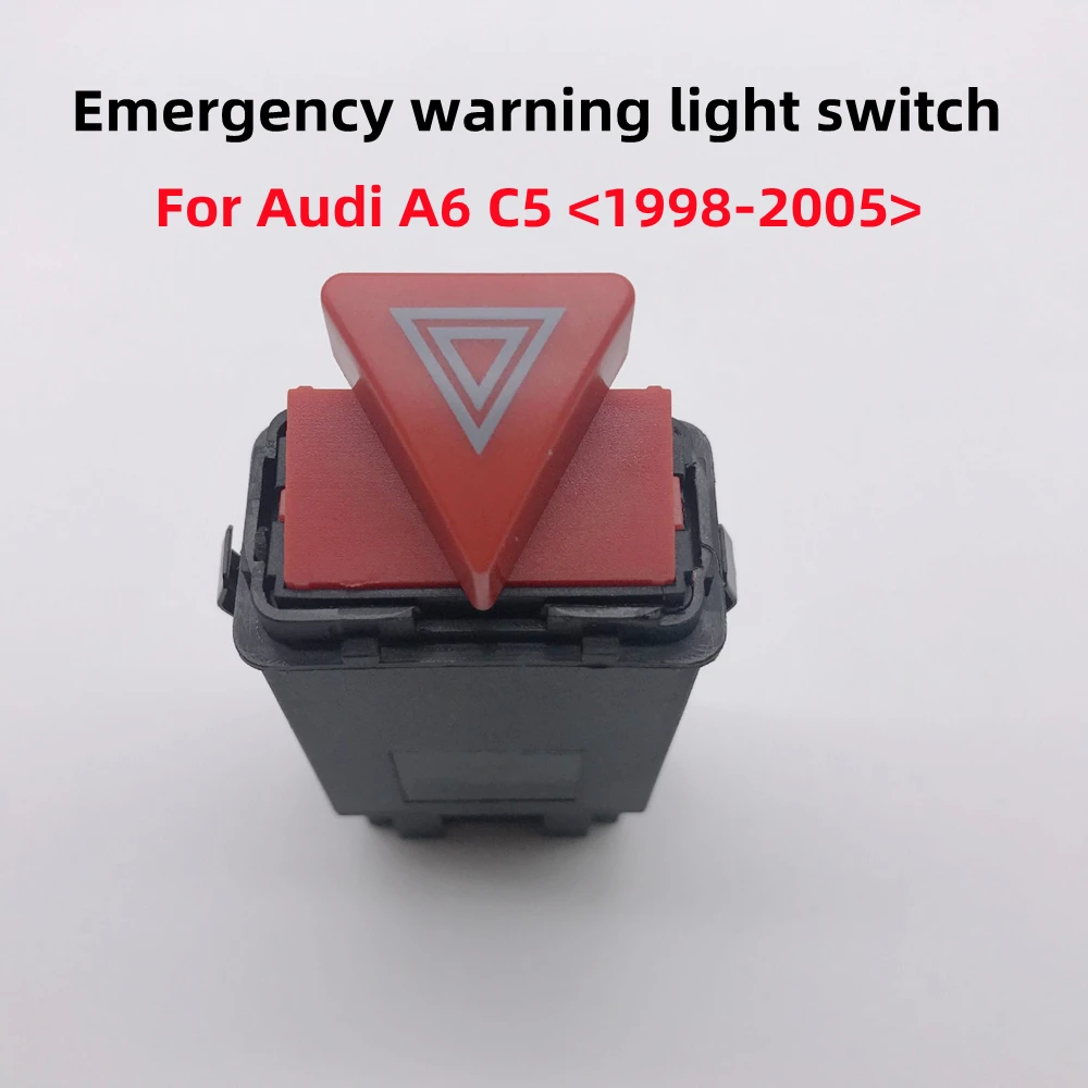 

Car Interior Accessories 1pcs Emergency Warning Light Switch For A6 C5 1998-2005 Relay Control Button Auto Parts OEM 4B0941509D