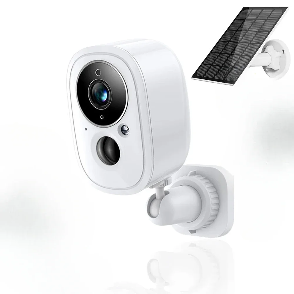

%A Life Rechargeable Battery Outdoor Wireless WIFI 5MP IP Surveillance CCTV Protection Solar Camera with Siren Cam