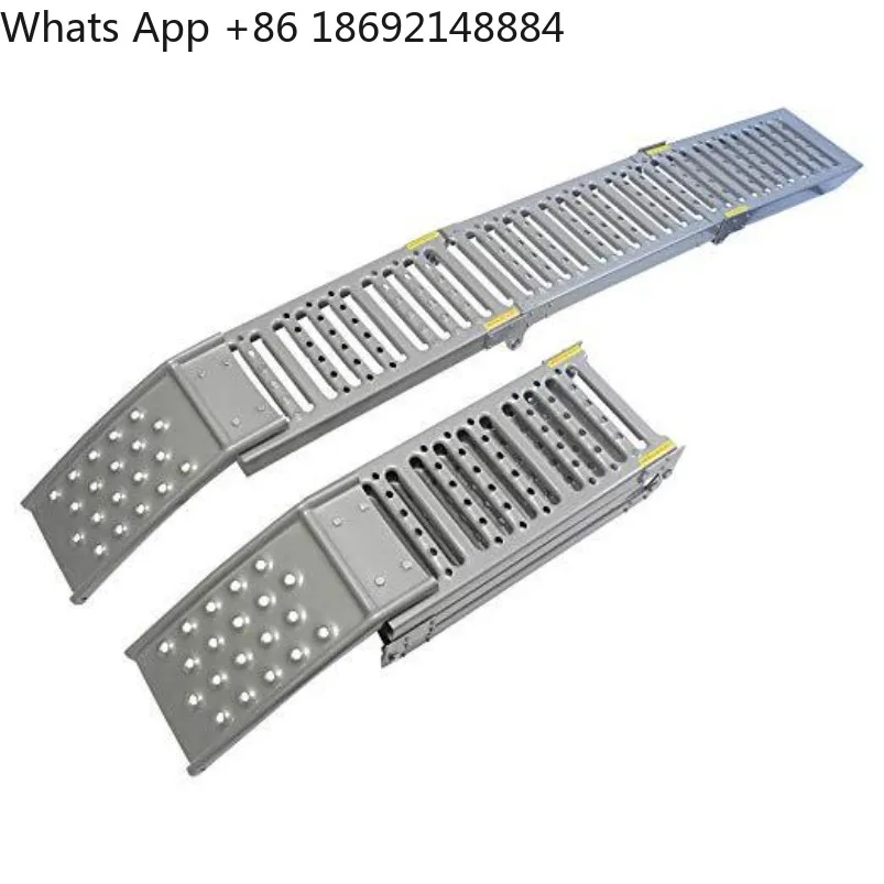 

Motorcycle uphill plate portable three-fold bridge plate factory direct sales