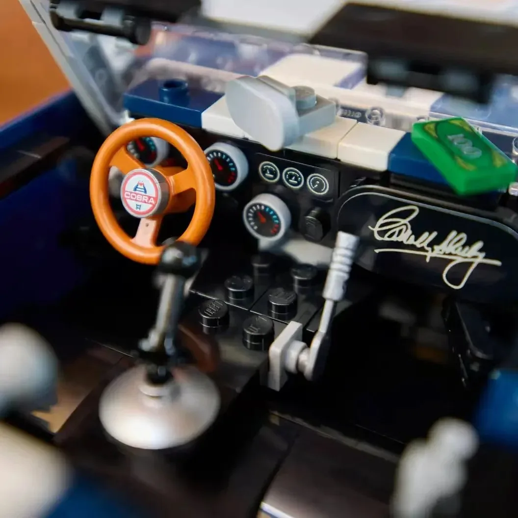 MOC 1241PCS เชลบี คอบร้ารถสปอร์ต 10357 รถกีฬาบล็อกตัวต่อแข่งรถชุด DIY ของเล่นเด็กของขวัญวันเกิด