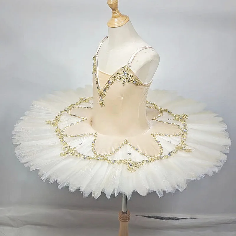 Jupes Tutu de Ballet Professionnelles pour Fille, Tenue de brev, Spectacle sur Scène, Costume de Bal