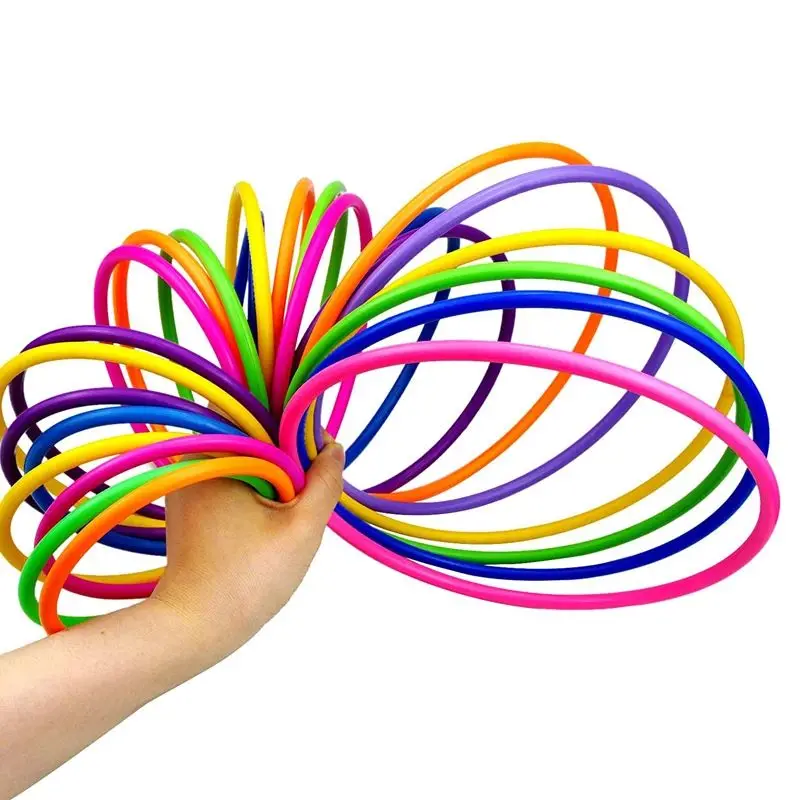 10pcs Toss Rings Target Jumping Children Plastic Outdoor Games for Party Jump Beach Toy Sports Sensory Integration Fun Toys Kids