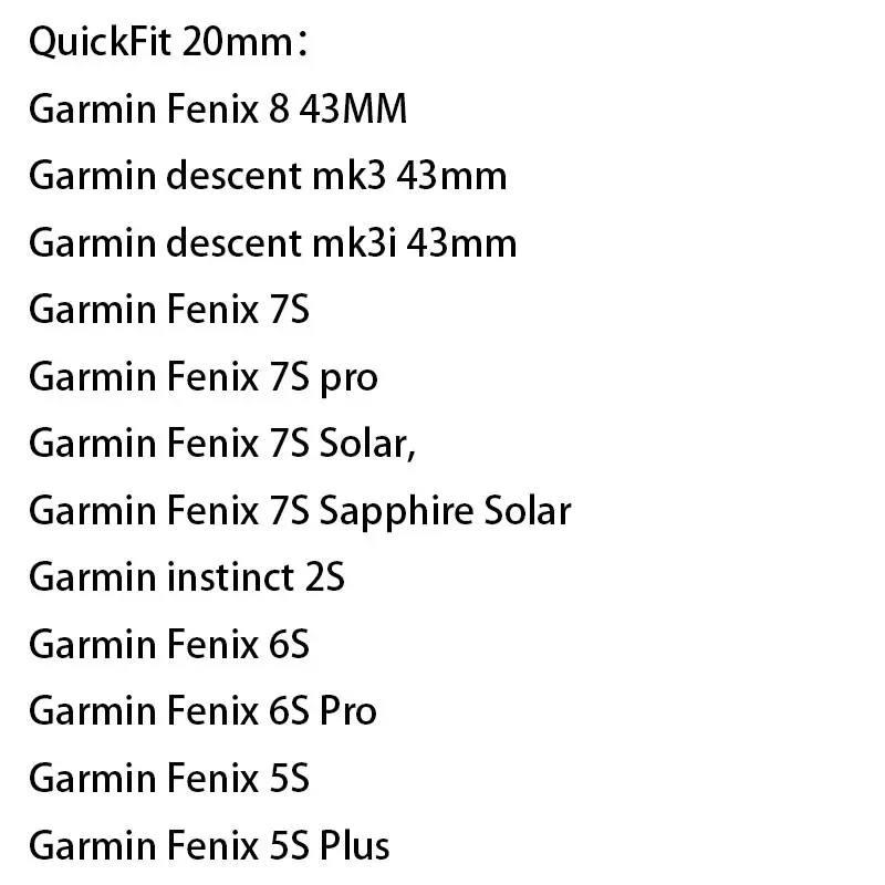 Band 20mm Voor Garmin Fenix 8 43mm 7S 6S Pro 5S Plus Siliconen Band voor Epix Pro Gen 2 42mm Polsband Vrouw Armband Vervanging