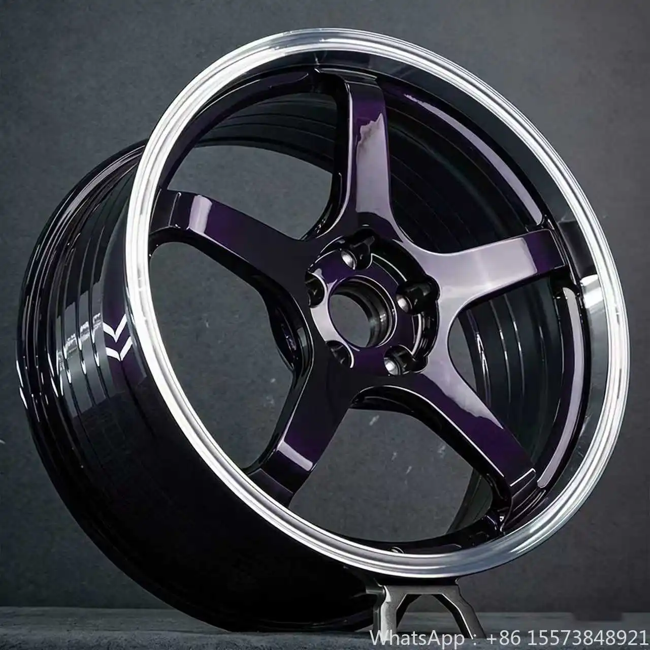 Gloss Purple Monoblock Structure Forged Custom Aluminum Alloy Wheel 17inch 18inch 19inch 20inch 5x100 5x105 5x110 5x114.3 5x120