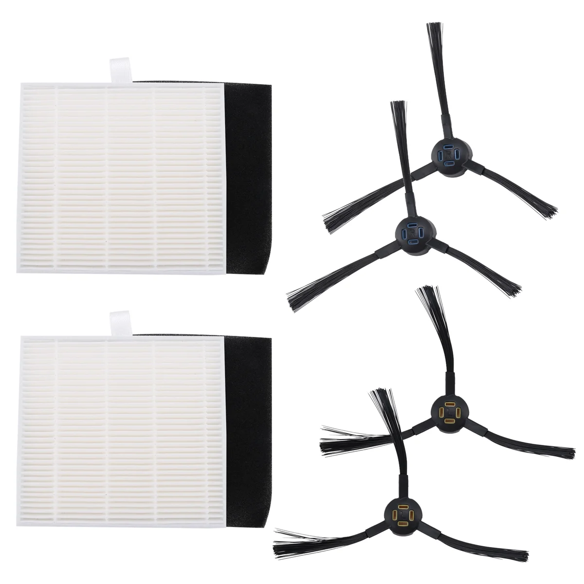 Популярные запасные части, совместимые с запасными частями для робота-пылесоса Ilife V8S X750 X785 V80, фильтрами Hepa, боковой щеткой