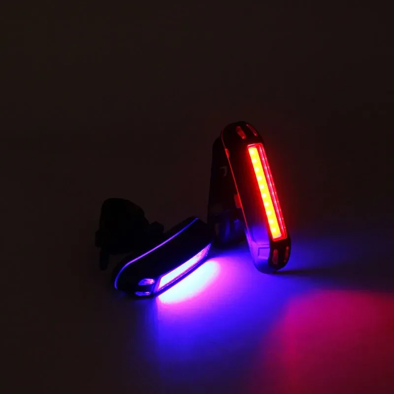 Bike Tail Light USB Rechargeable LED Bicycle Rear Lights Night Cycling Safety Warning Light Taillight MTB Bike Easy to Install