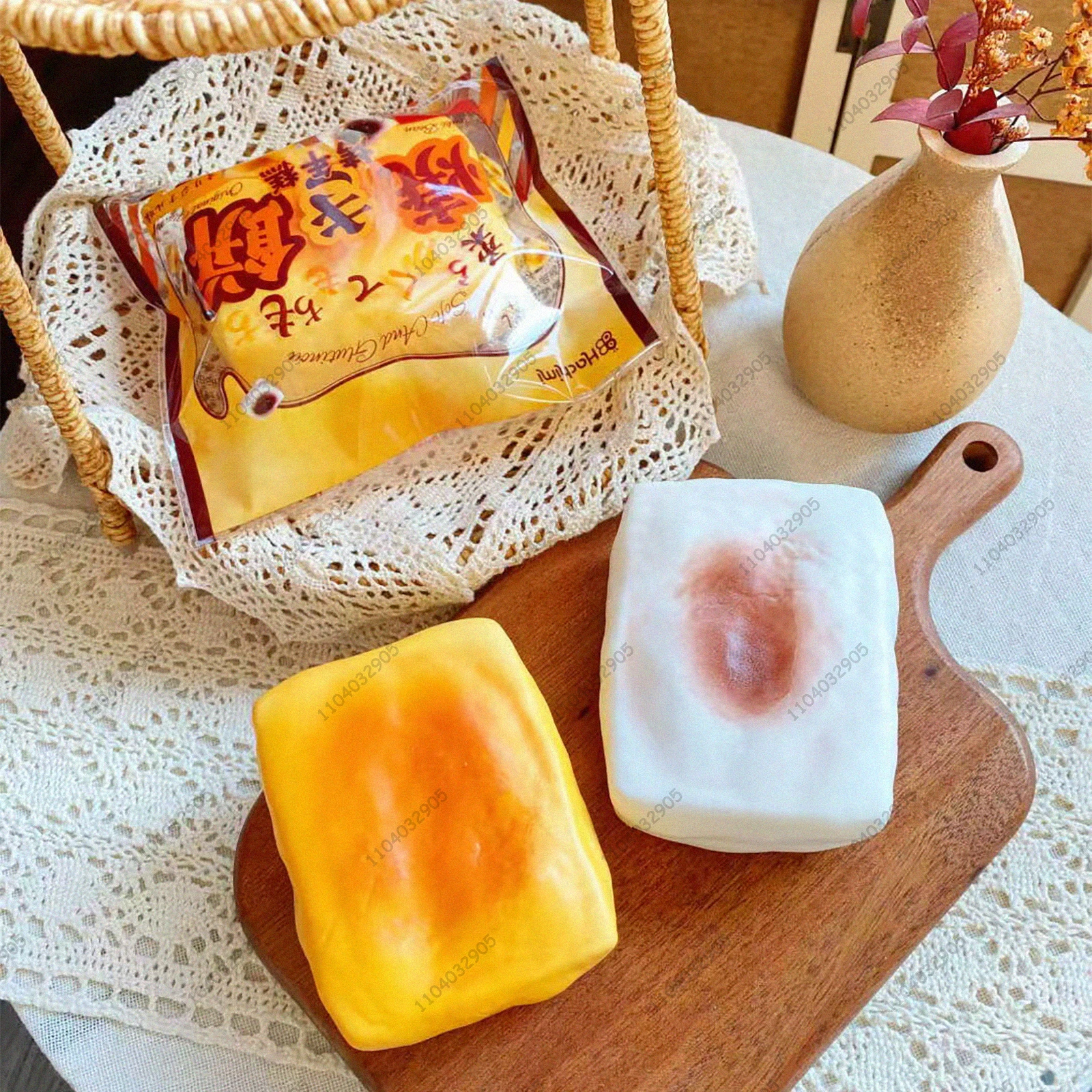 كعكة الأرز المشوي لعبة اسفنجي كعكة الأرز الحمراء موتشي ألعاب متململة ASMR مكافحة الإجهاد الإغاثة الألعاب الحسية للأطفال والكبار الهدايا