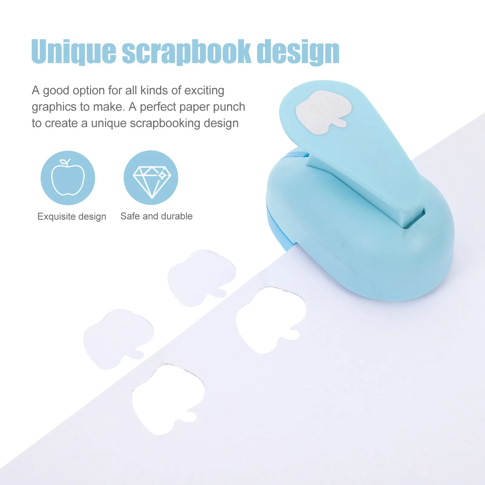 Flower Shape Paper Punch Craft Art Punch for DIY Scrapbooking Card Making Handmade Hole Puncher Lovely Design Tool