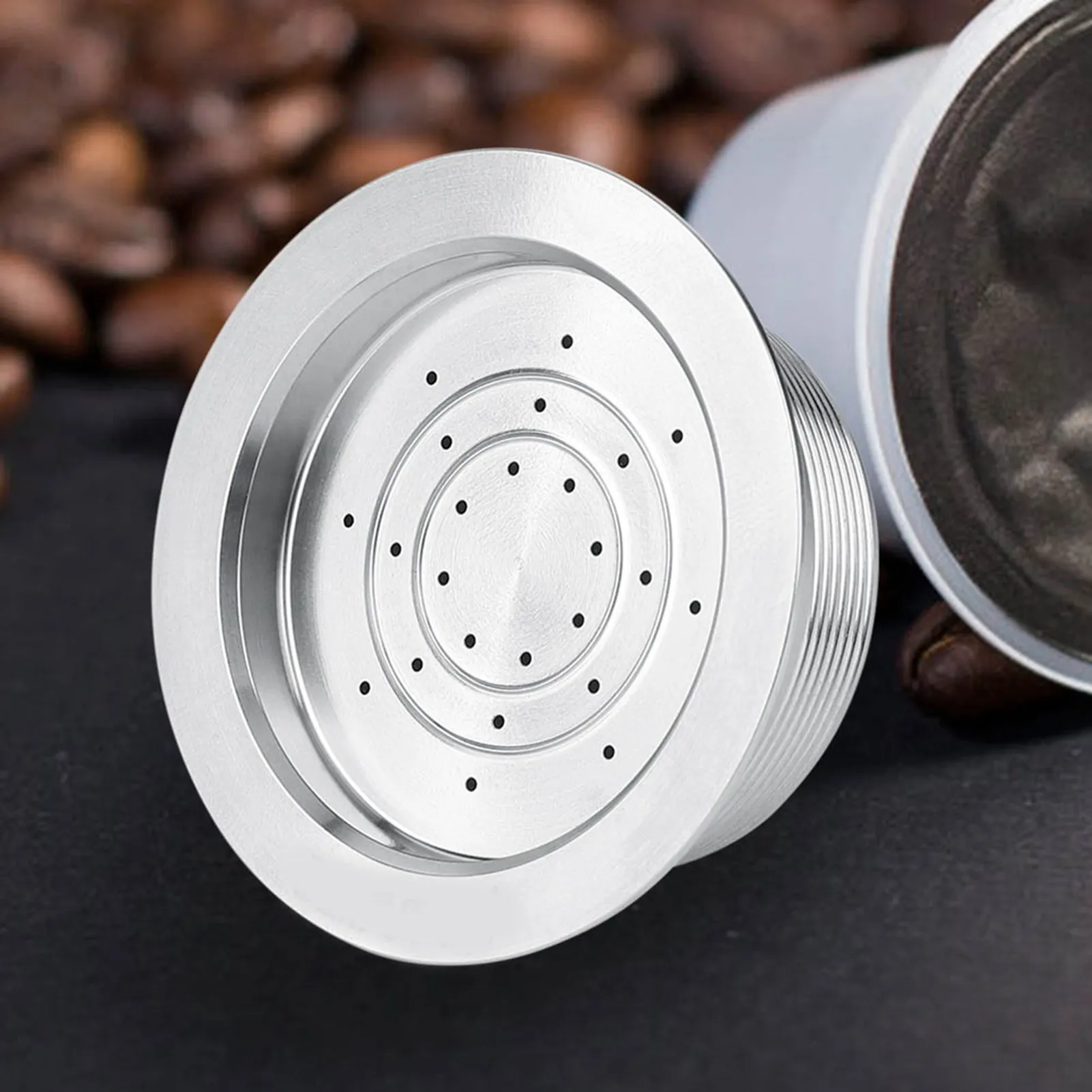 

Capsule Replacement Coffee Refillable Cup Reusable Coffee Machine Coffee Capsule Filter Cup Brush Spoon Kit Fit for Coffee