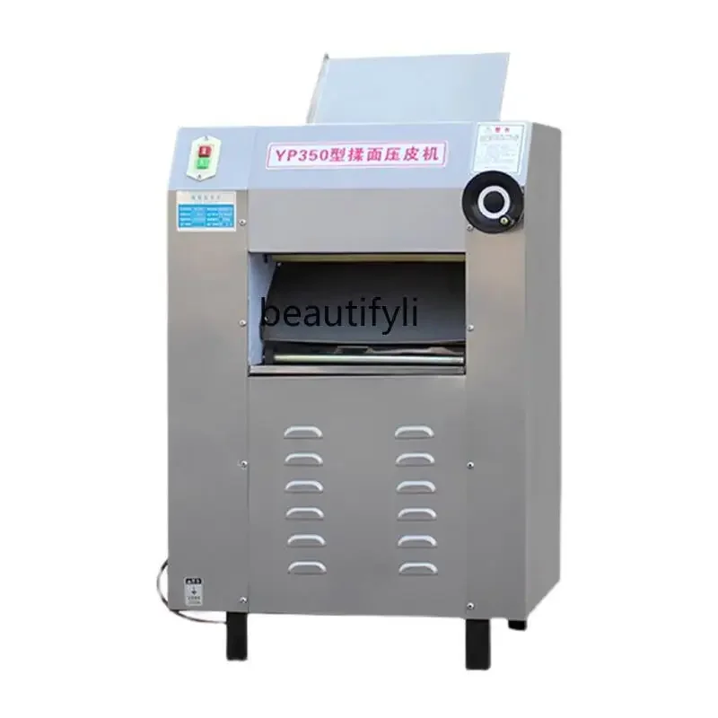 Large-scale noodle press commercial fully automatic electric noodle steamed buns rolling noodle  stainless steel integrated