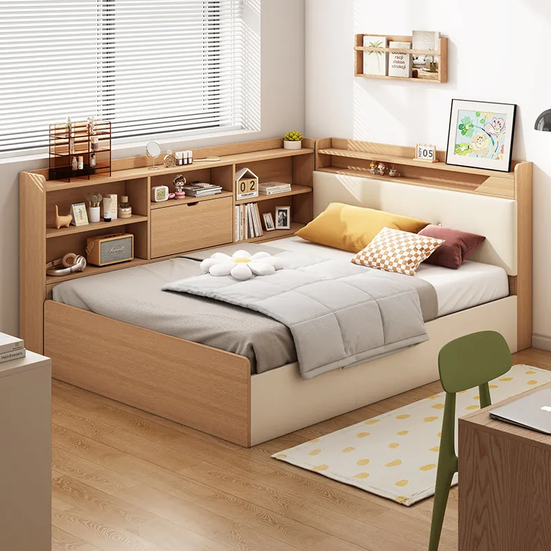 Bedroom solid wood ultra-narrow bedside cabinet bedside small side cabinet bedside long cabinet narrow crack storage storage