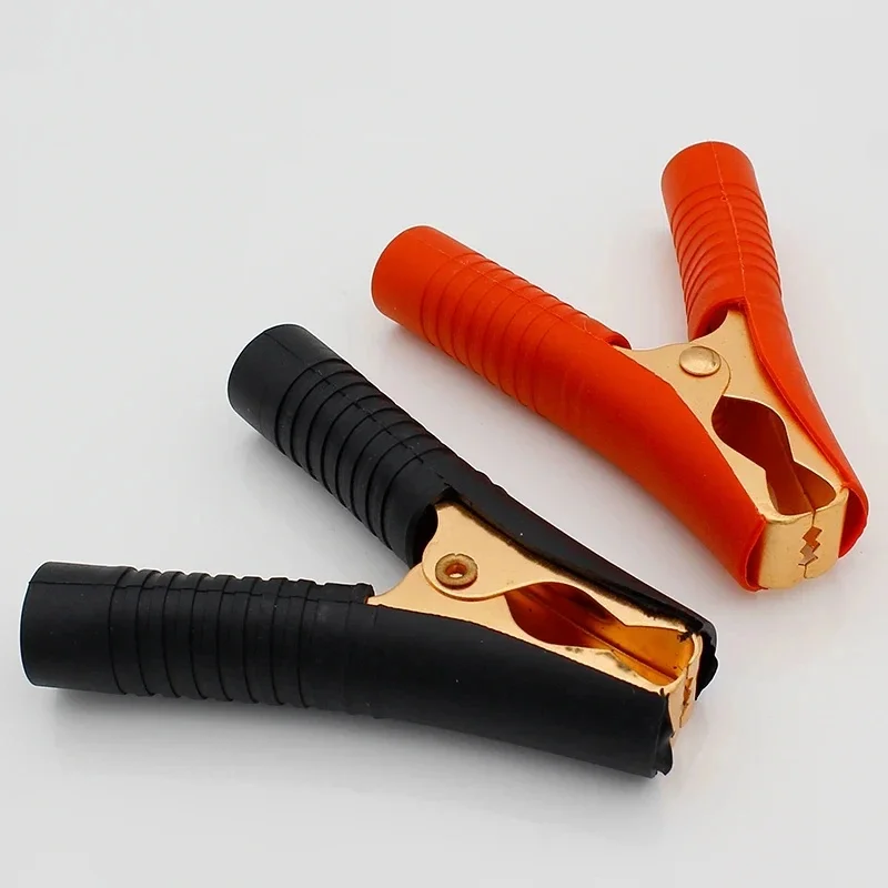 1 زوج أحمر + أسود 100A سيارة التمساح كليب بطارية المشابك التمساح كليب عدد وأدوات #2