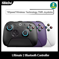 New 8BitDo Ultimate 2 Wireless Controller with Charging Dock 8Speed Wireless Technology TMR Joysticks Fire Ring for PC/Android