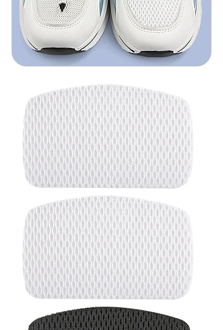 2 Stück/6 Stück Mesh-Sneaker-Patches Selbstklebende Anti-Abrieb-Fersensticker Sneaker-Fersenprotektoren Fersenreparatur Fußpflegeprodukte – Detail 9