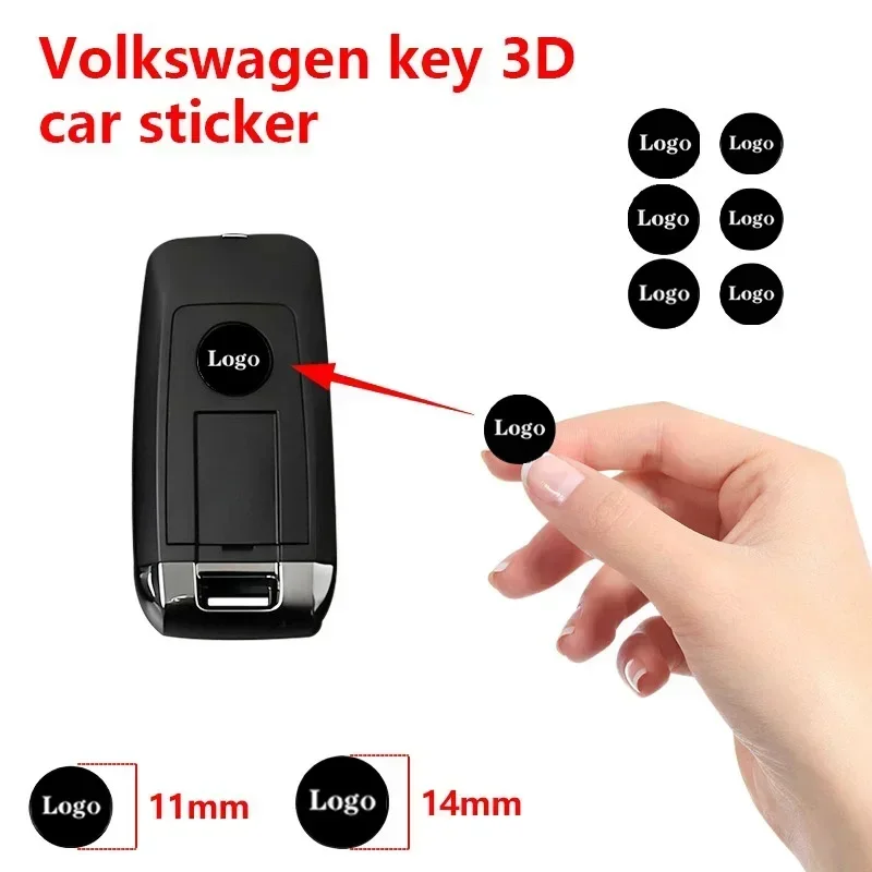 

11MM 14MM Car Remote Key Emblem Logo Sticker For BMW E34 E46 E39 E38 E90 E60 E36 F30 F30 F10 E92 E38 E91 G30