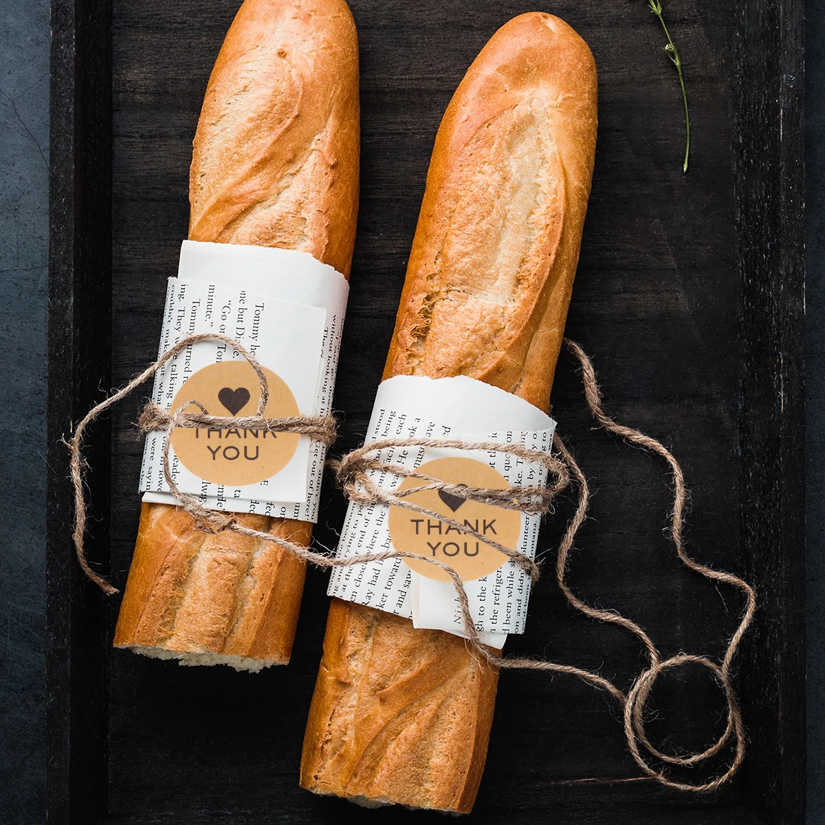 

Cowhide Sticker Handmade Food Baking Seal Stickers Kraft Paper Sealing Decoration