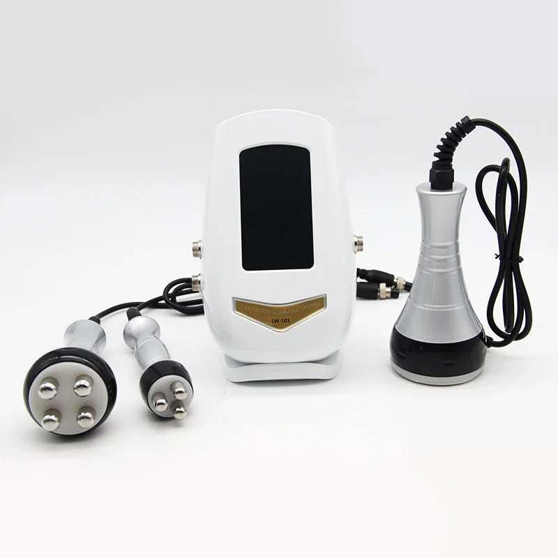 4/3 IN 1 40K Ultrasonic Cavitation Vacuum Radio Frequency Shaping Body Massager Lose Weight Firming Skin Whitening Spot