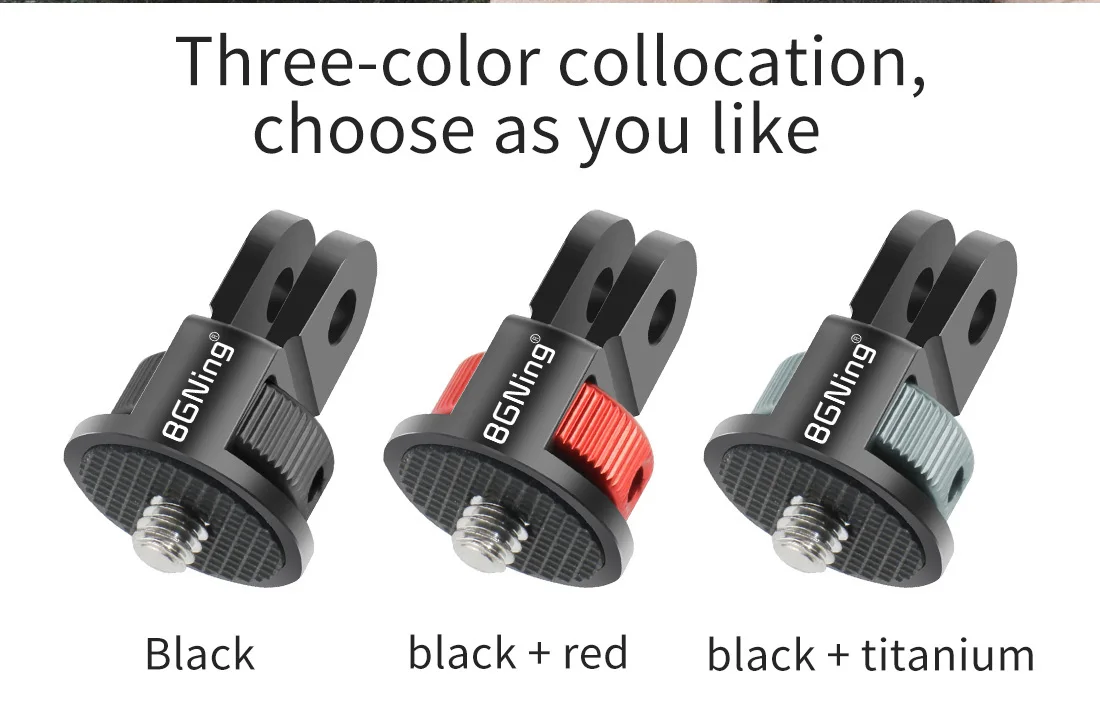 360 drehbare 1/4 Zoll Schraube Mini Stativ Adapter Halterung für GoPro 13 12 für Insta360 X4 Xiaomi OSMO Action 5Pro Kamera POCKET3 – Detail 2