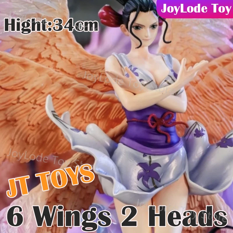 IN VOORRAAD JT speelgoed Een Stuk Anime Figuren Nico Robin Figuur 6 Vleugels 2 Hoofden Versie Robin Collectible Model Ornament Geschenken speelgoed