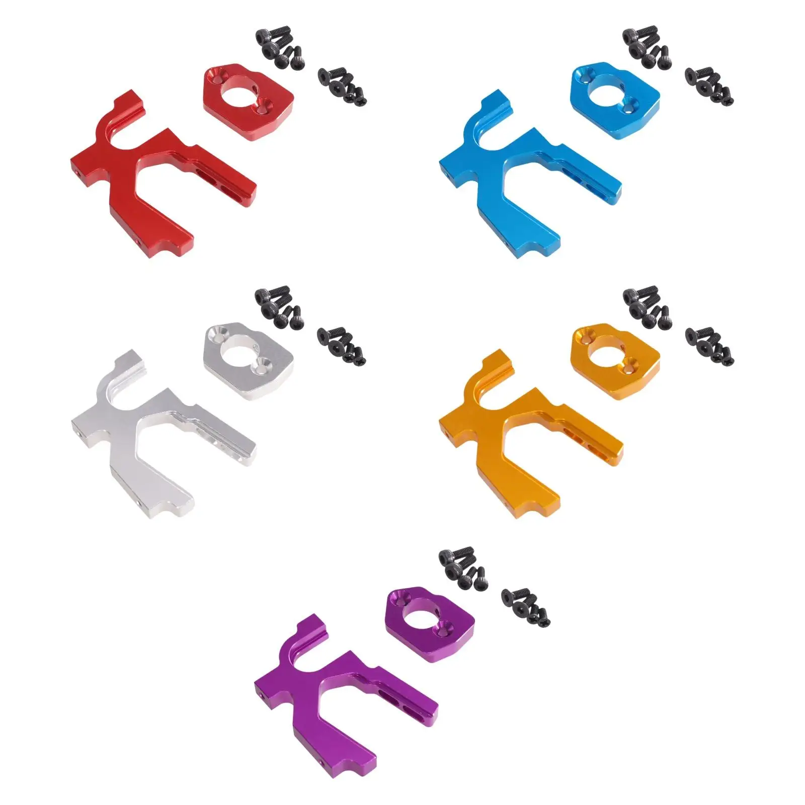 Motor Mount for RC Car with Screw Assembly 1/12 124019 And 1/14 144001 Models