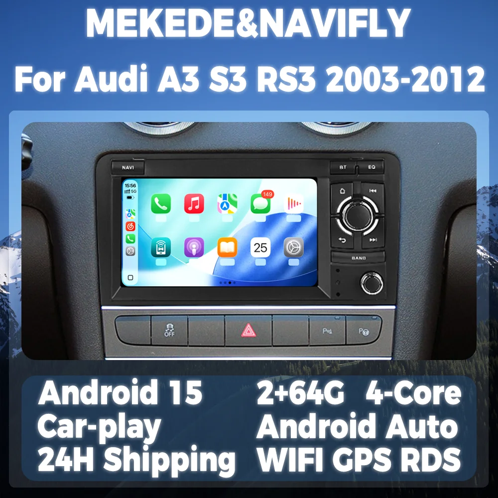 7" Android 15 Car R…