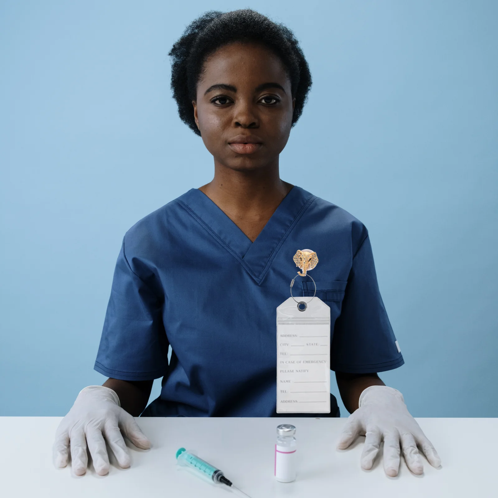 

5Pcs Transparent PVC Luggage Tag Id Holder Waterproof Clear Badge Cover for Travel Cruise Business Card Key Card Holder