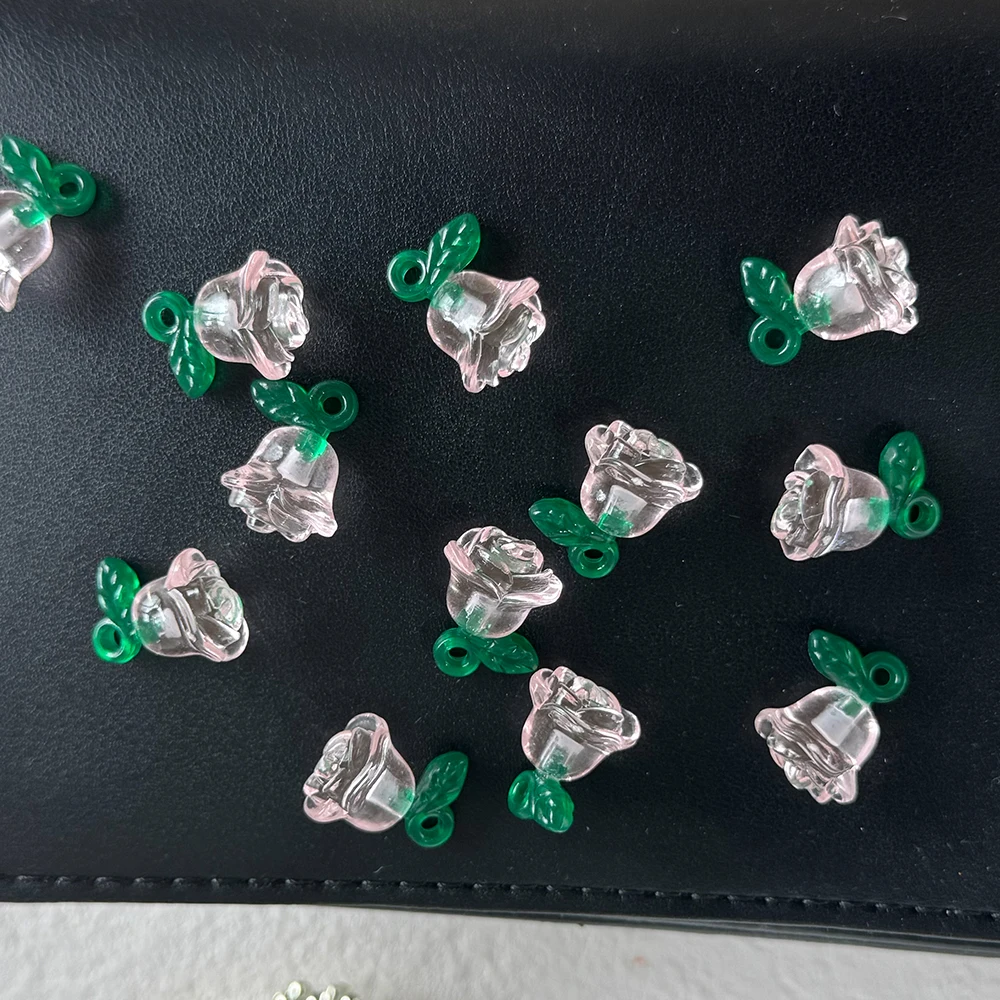 

Cordial Design 200Pcs 16*19MM DIY Fancy Pendant/Clear Effect/Hand Made/Jewelry Findings & Components/Flower Shape/Acrylic #19100