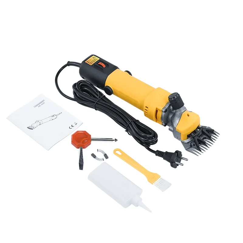 

6-ступенчатая электрическая машина для стрижки овец, коз и лошадей, машинка для стрижки сельскохозяйственных ножниц, резак для шерсти, ножницы для резки