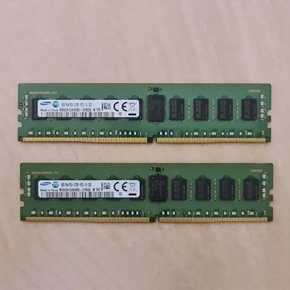 1Pcs For Samsung RAM 8GB 1RX4 PC4-2133P-R 2133 DDR4 Server Memory M393A1G40DB0-CPB0Q