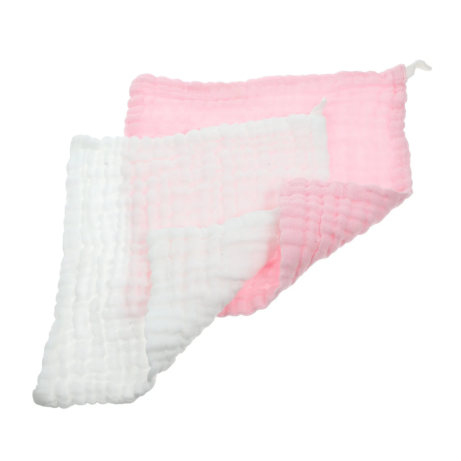 2개입 흡수성 트림 천 면 부드러운 아기 세척 천 내구성 있는 아기 트림 천 민감한 피부용 트림 천