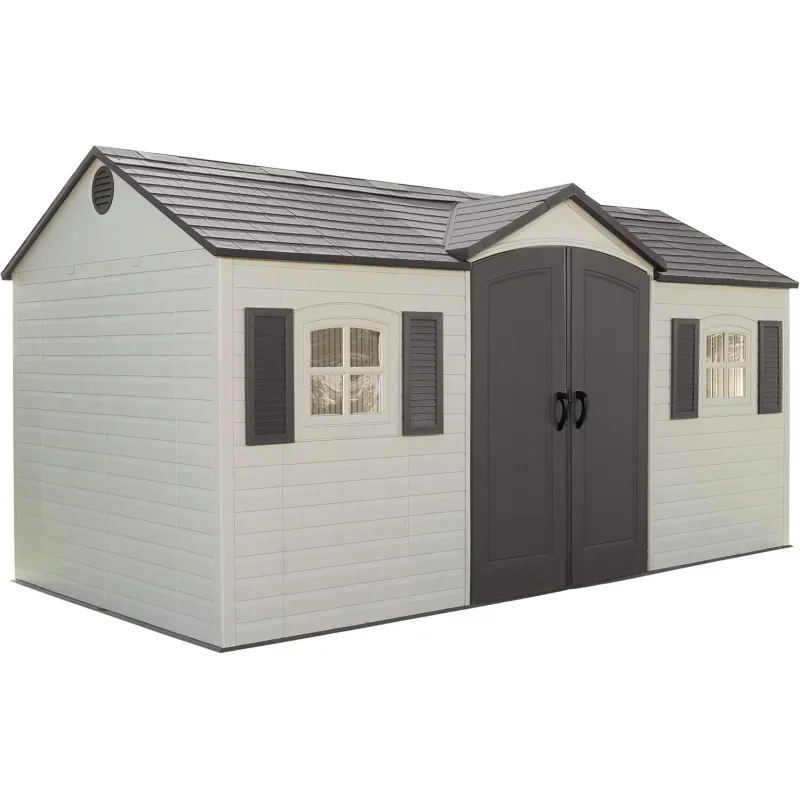 Lifetimer 6446 Outdoor Storage Shed,8 x 15 Foot,Desert Sand