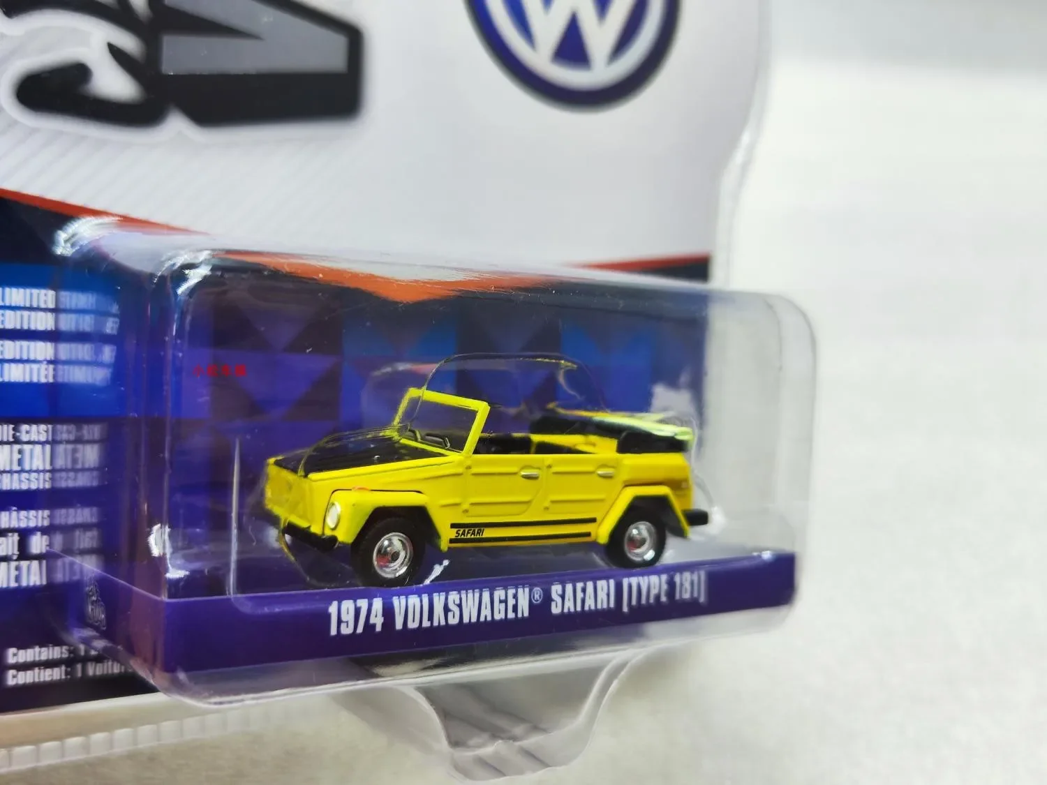 1:64 1972 Volkswagen Safari T181- Black and Yellow Hood - Mexico City Collection of car models