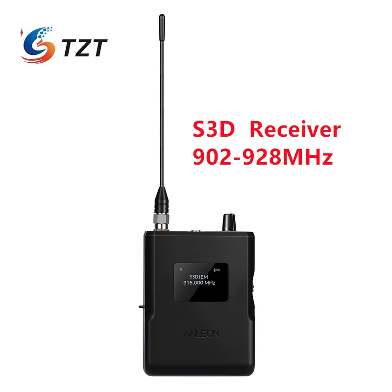 

TZT ANLEON S3D 560-596 МГц/640-676 МГц/902-928 МГц/863-865 МГц приемник стерео беспроводная система внутриканального монитора для сценического выступления