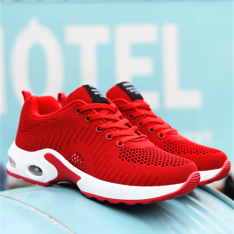 

Summer Women's Lightweight Running Platform Anti Slip Tennis Sneakers Soft Sole Mesh Breathable Casual Fitness Shoes Zapatillas