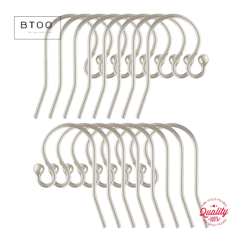 

Ball End Ear Wire 925 Sterling Silver Ear Wire 12MMx20MM (0.66mm) for DIY Handmade Earrings Jewelry Making Accessories