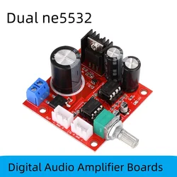 Dual ne5532 Voorversterker Board Versterkermodule Enkele voeding Dual Op Eindversterker front Stage Board Draagbare versterkermodule