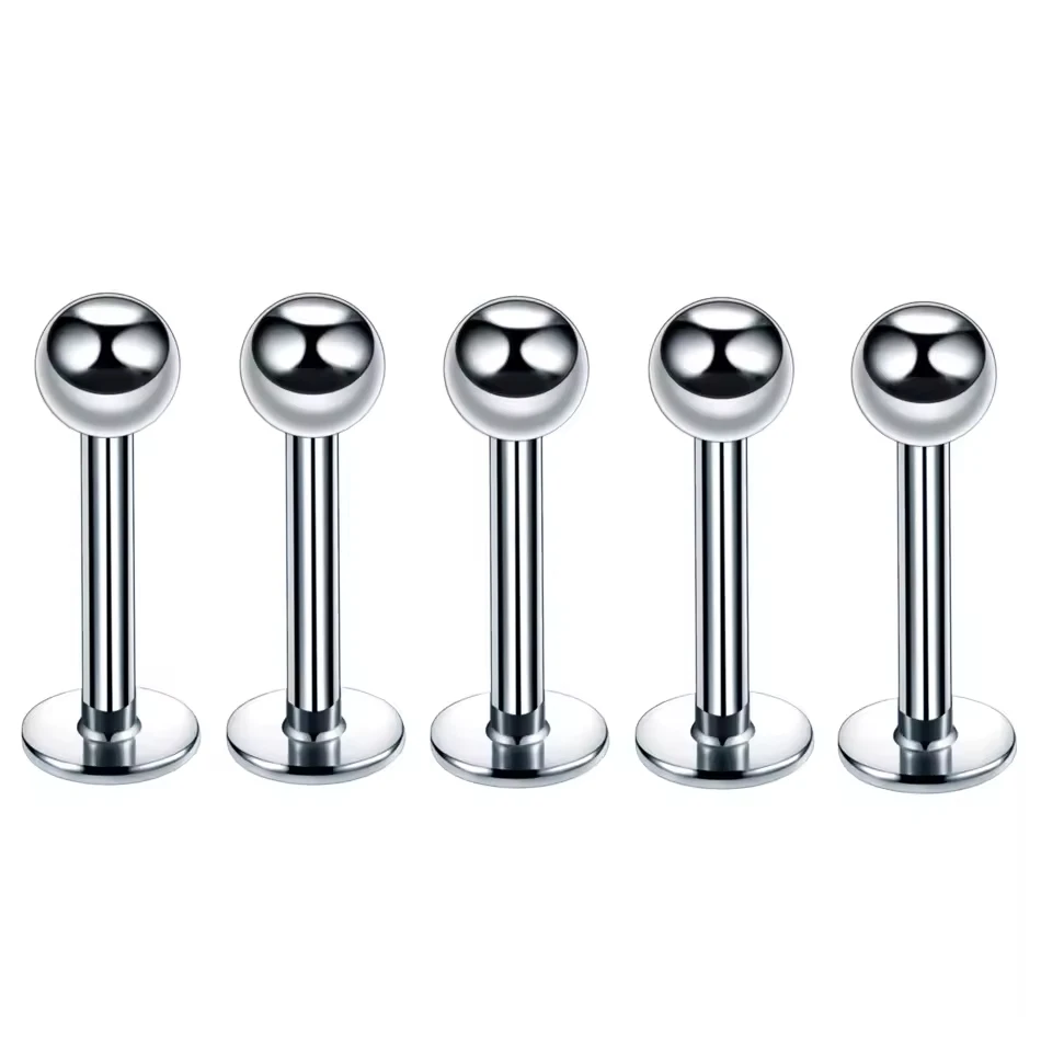 5/10/40/60 stücke Körper Piercing Schmuck Edelstahl Nase Ohr Bauch Lip Zunge Ring Captive Bead augenbraue Bar Piercing Lot Schmuck