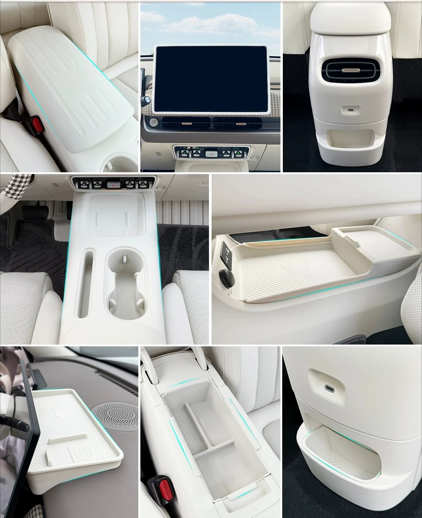 طقم صندوق تخزين سيليكون مع غطا - مراجعة Phone Accessories Box Set وسعره