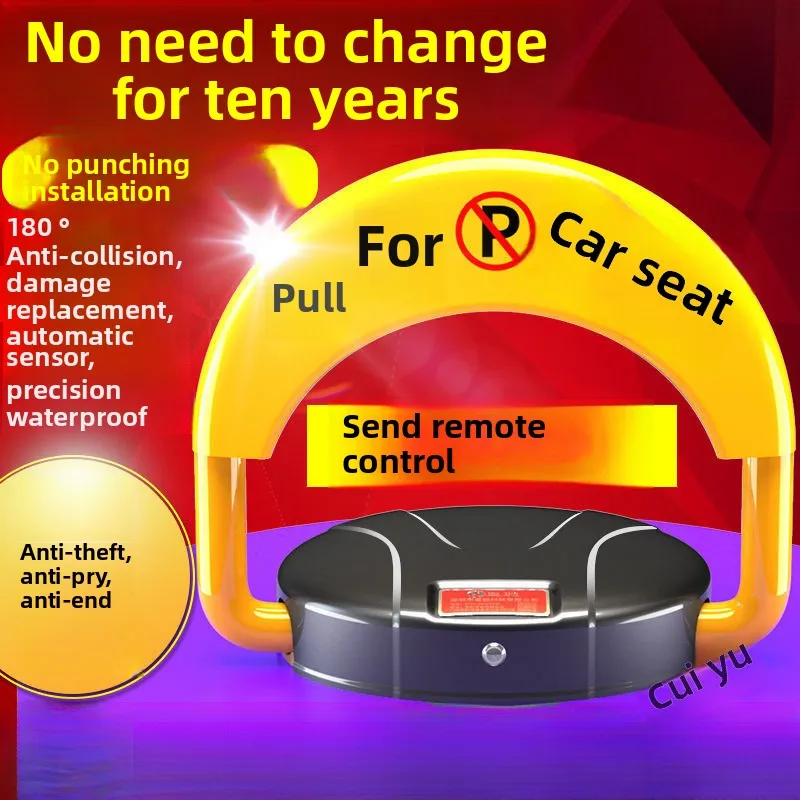Blocco parcheggio con telecomando con rilevamento intelligente Blocco parcheggio elettrico anticollisione per garage Ispessimento della pressione impermeabile