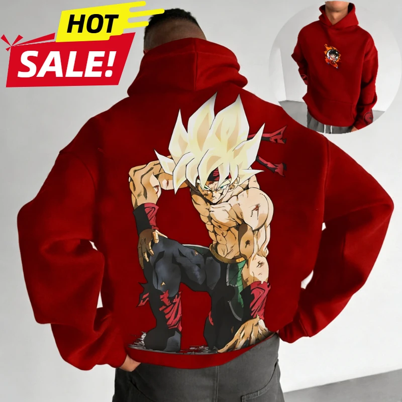 

Saiyan Dragon Ball Son Goku Harajuku Streetwear Men Vintage Hoodie Winter Women Oversized Hooded Sweatshirt Long Sleeve Top Y2k