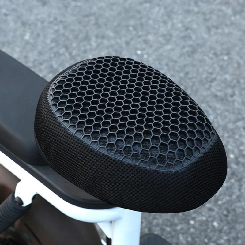 Gel Honeycomb Motorcycle Seat Cushion Anti Slip Breathable Comfortable Sun Proof Seat Cushion For Bike Motorbike Seat Cushion